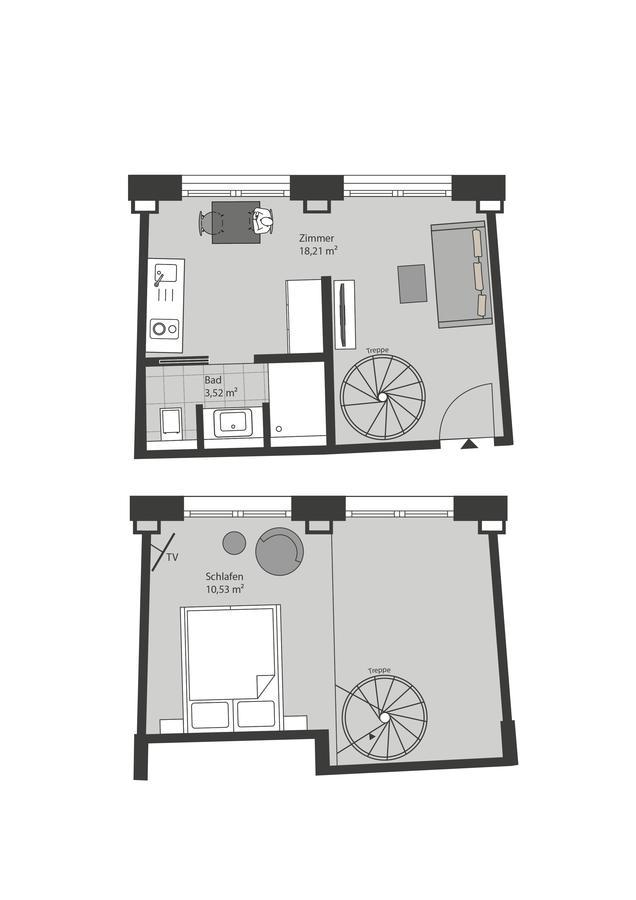 Ueberfluss Serviced-apartments Appart hôtel